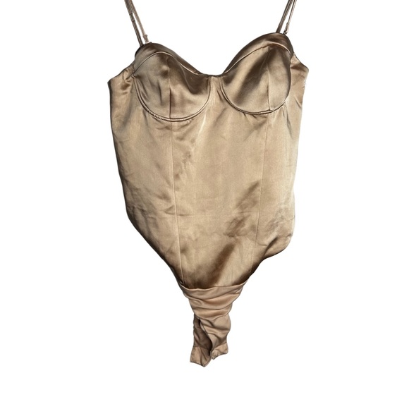 Zara Tops - Zara Satin Cami Bodysuit | Size Large | Pre-loved